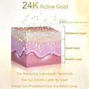 Máscara dourada com ouro 24K